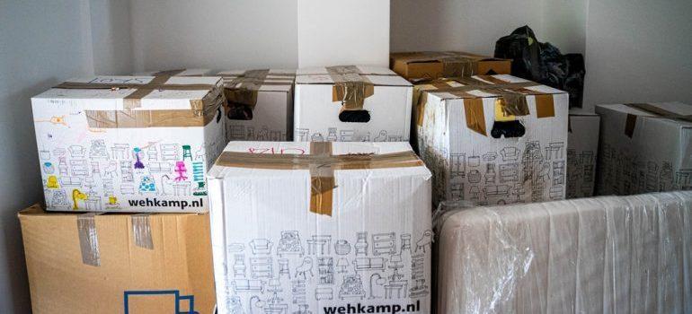 Packed boxes