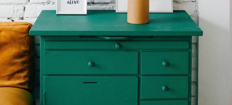green dresser