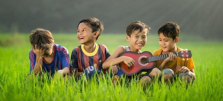 four boys
