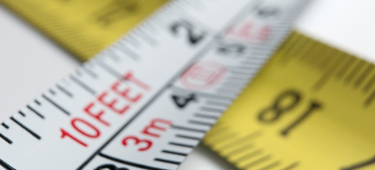 a measuring tape