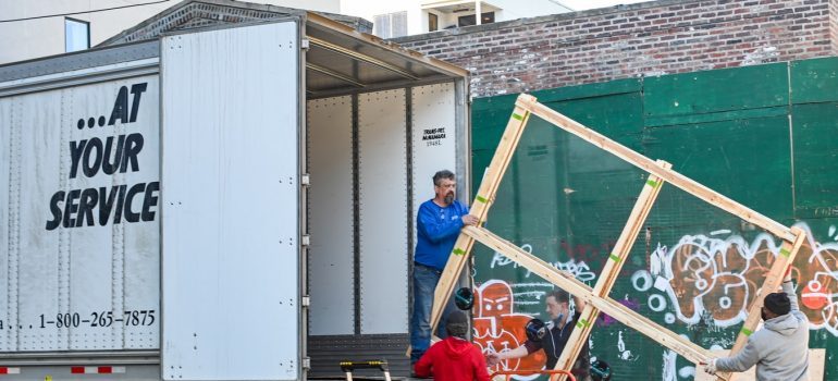 Movers at work