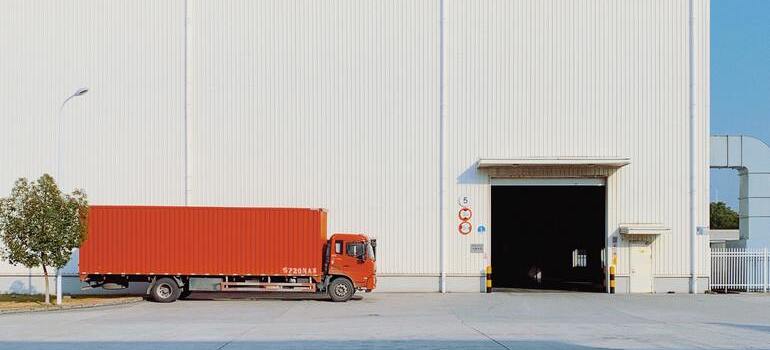 a moving truck